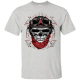 Skull With Red Bandana Men's T-Shirt - PrintMeLLC
