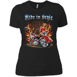 Ride In Style Womens T-Shirt - PrintMeLLC