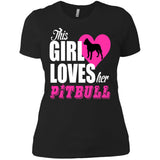 This Girl Loves Her Pit Bull Women's T-Shirt - PrintMeLLC