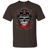 Skull With Red Bandana Men's T-Shirt - PrintMeLLC