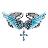 Wings Cross Stretch Bracelet For Women