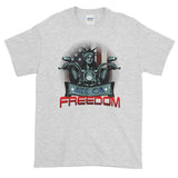 Ride On Freedom Patriotic Biker Men's T-Shirt - PrintMeLLC